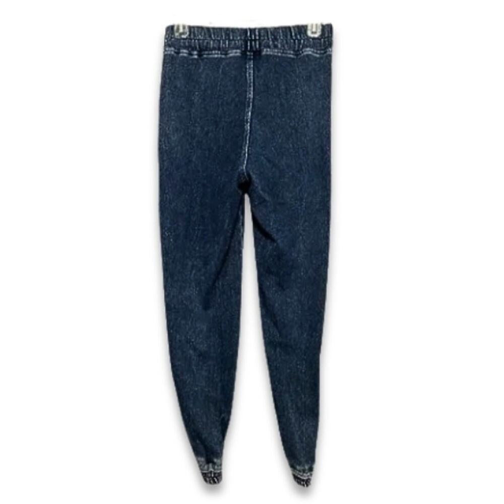 Wash Lab Jeggings Tie Waist Slim Fit Dark Wash Denim S NWOT Casual Athleisure - Picture 4 of 8